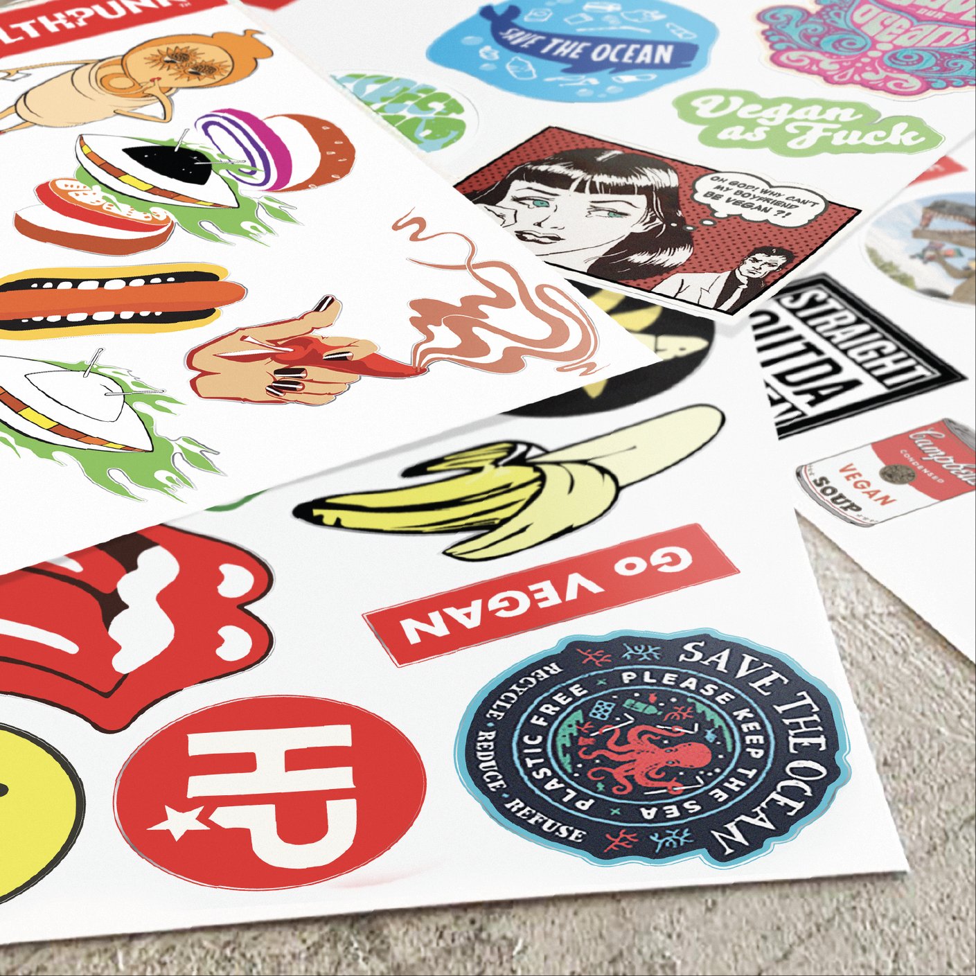hlthpunk stickers
