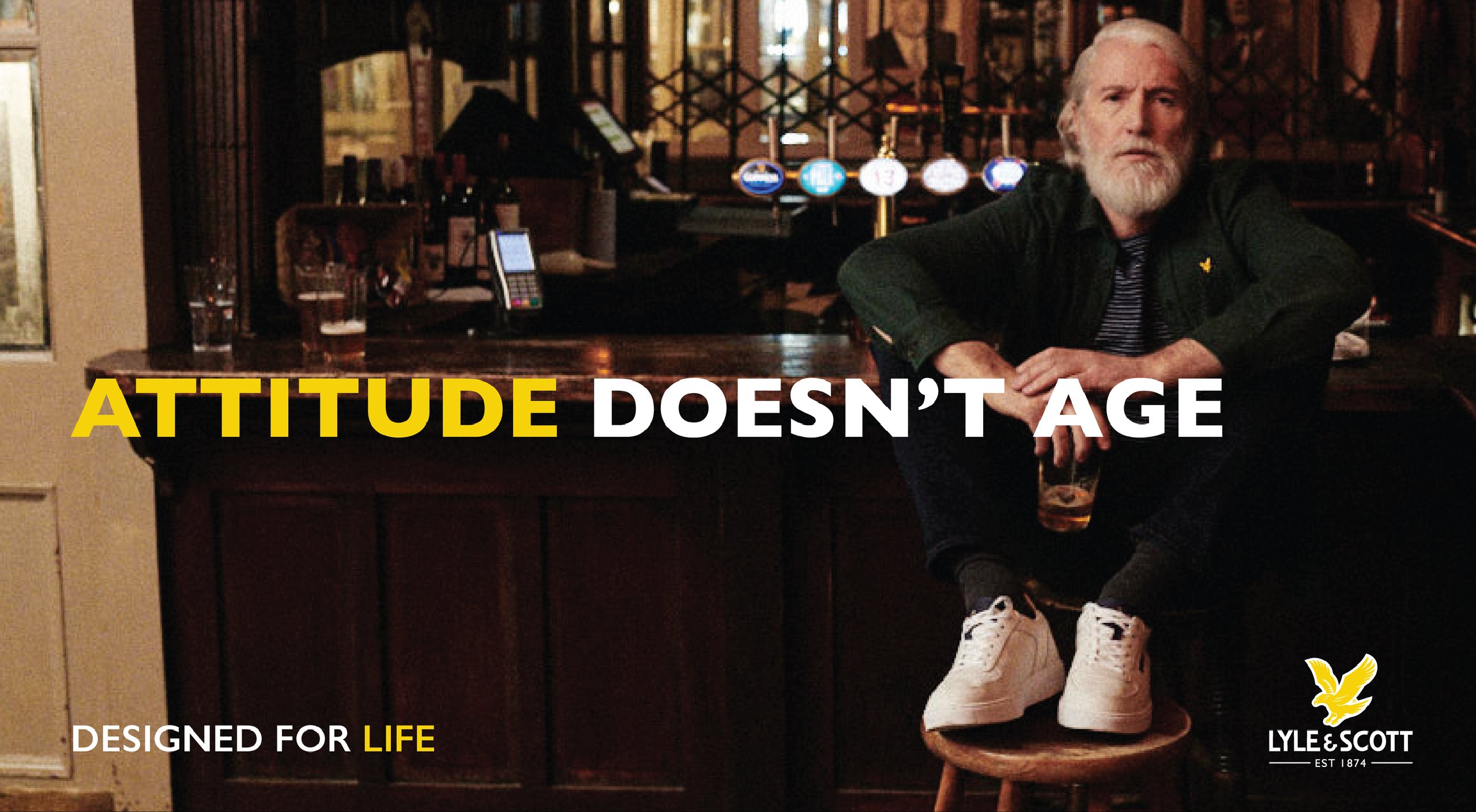 Lyle & Scott Attitude Doesn't Age